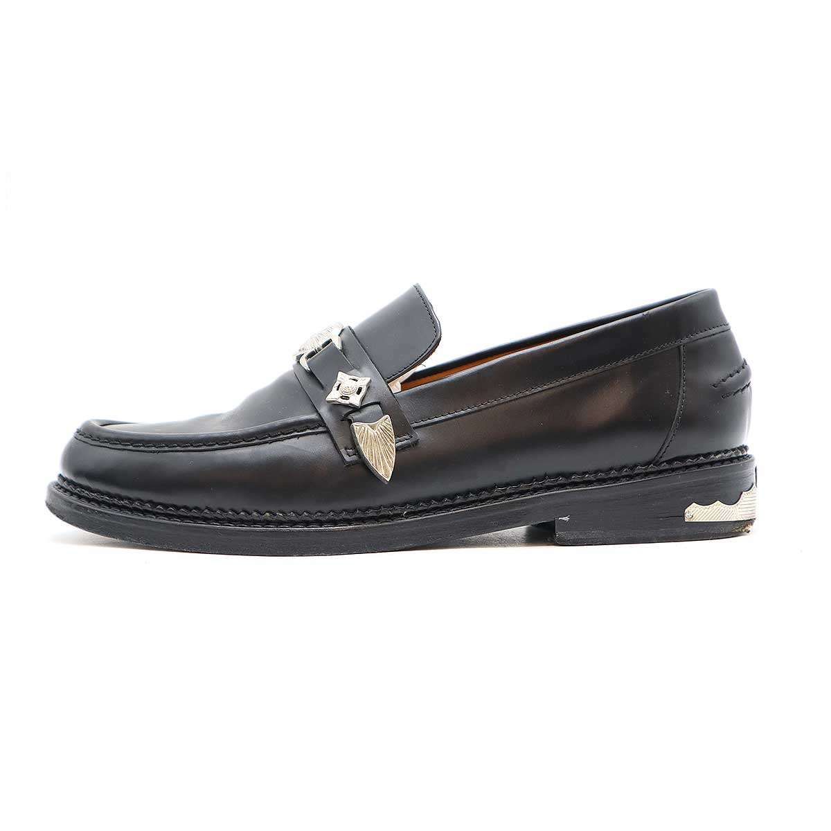 TOGA VIRILIS トーガ ビリリース BLACK POLIDO LOAFER レザーローファー ブラック 42 AJ826 - メルカリ