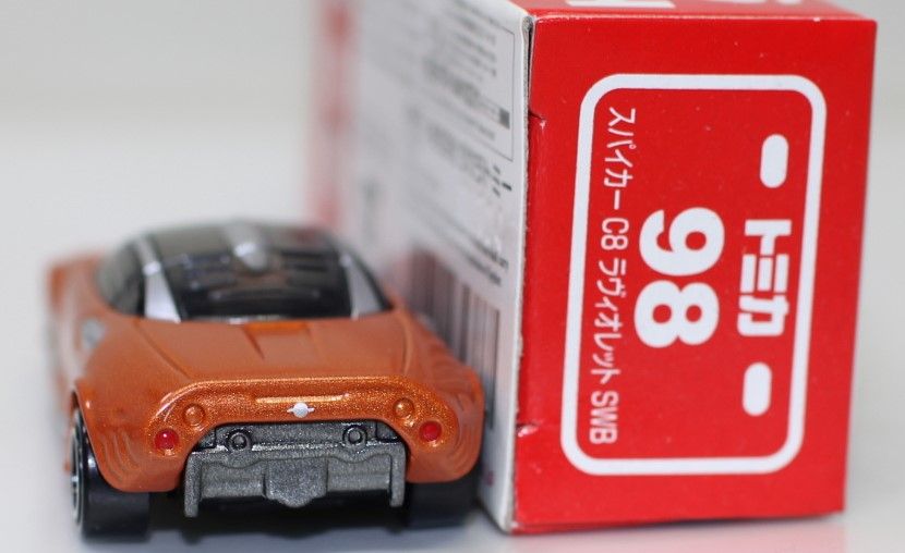 【非売品】カーズトミカ アルパイン スペシャルパッケージ USED トミカ 98 スパイカー C8 ラヴィオレット SWB マーク