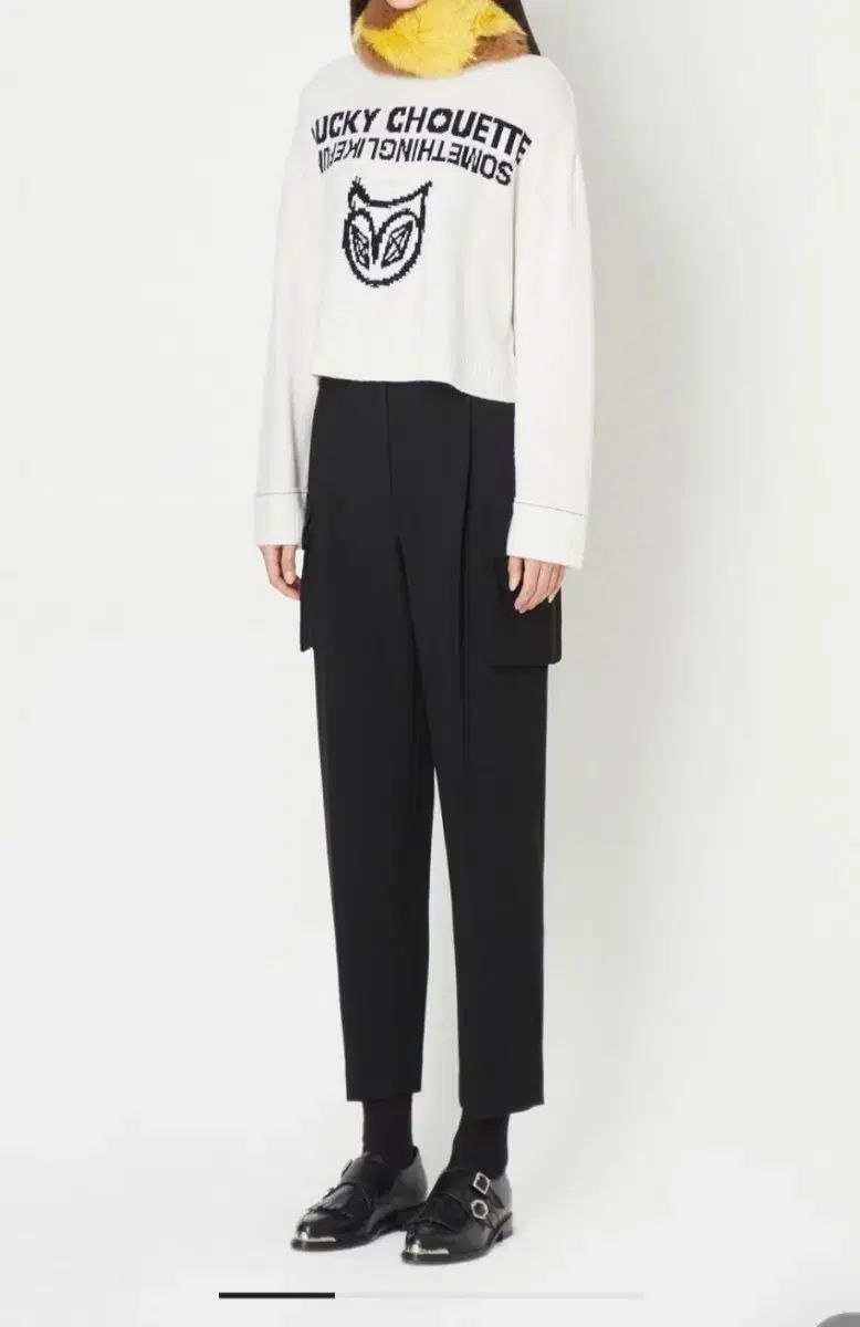 LUCKY CHOUETTE ラッキーシュエトゥ アウト ポケットに イージーパンツ