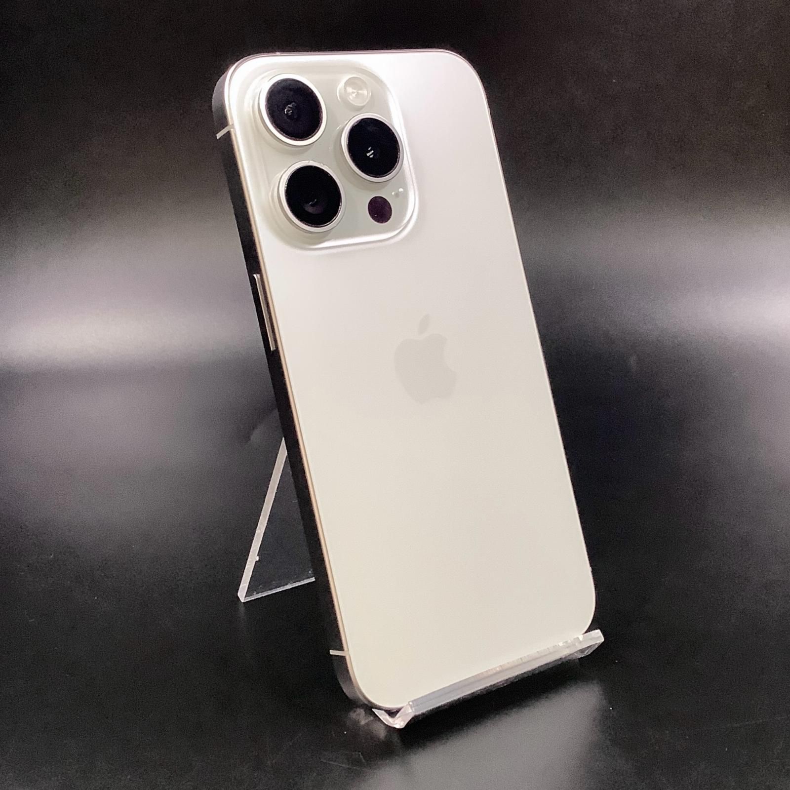 【12時間以内発送！】iPhone15 Pro 512GB ホワイトチタニウム iPhone 15 Pro 512GB - ホワイトチタニウム（SIMフリー）[整備済