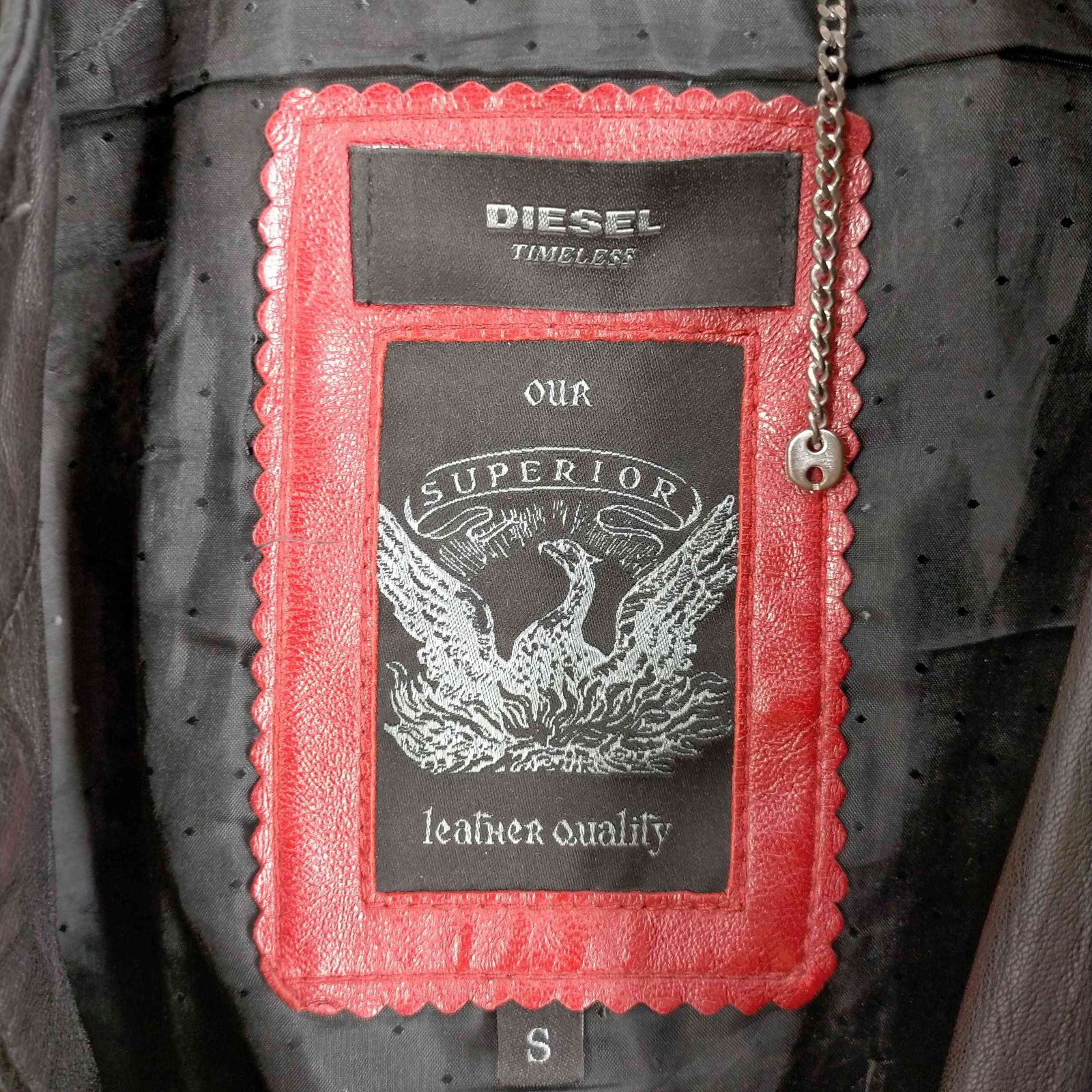 DIESEL TIMELESS SUPERIOR ラムレザー ダブルライダース-