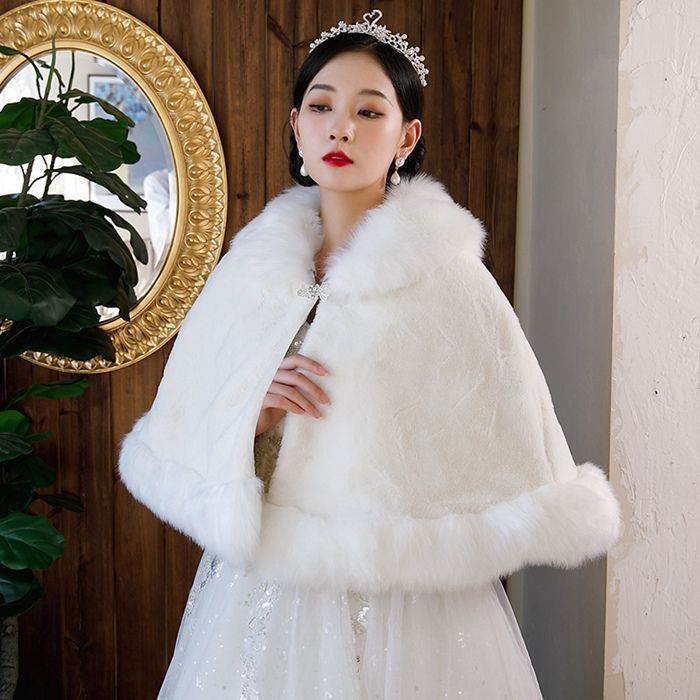 ケープ ボレロ ファーショール レディース ファー ファーポンチョ ふわふわ もこもこ ショール パーティー 冬 暖かい ウェディングドレス ポンチョ 披露宴 二次会 演奏会 発表会 shankuan19 WWW_OLIVIERBERNSTEIN_COM