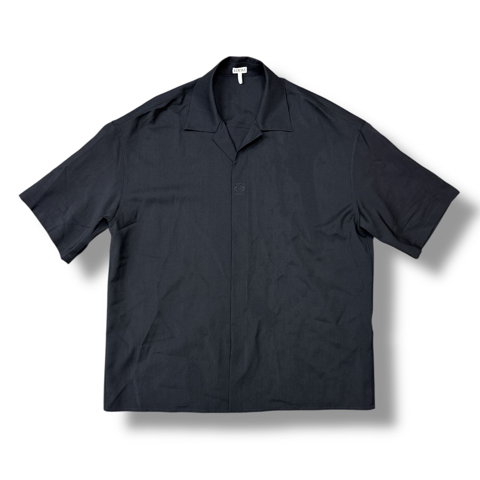 参考上代144100円 LOEWE 25AW SHORT SLEEVE SHIRT アナグラム 刺繍