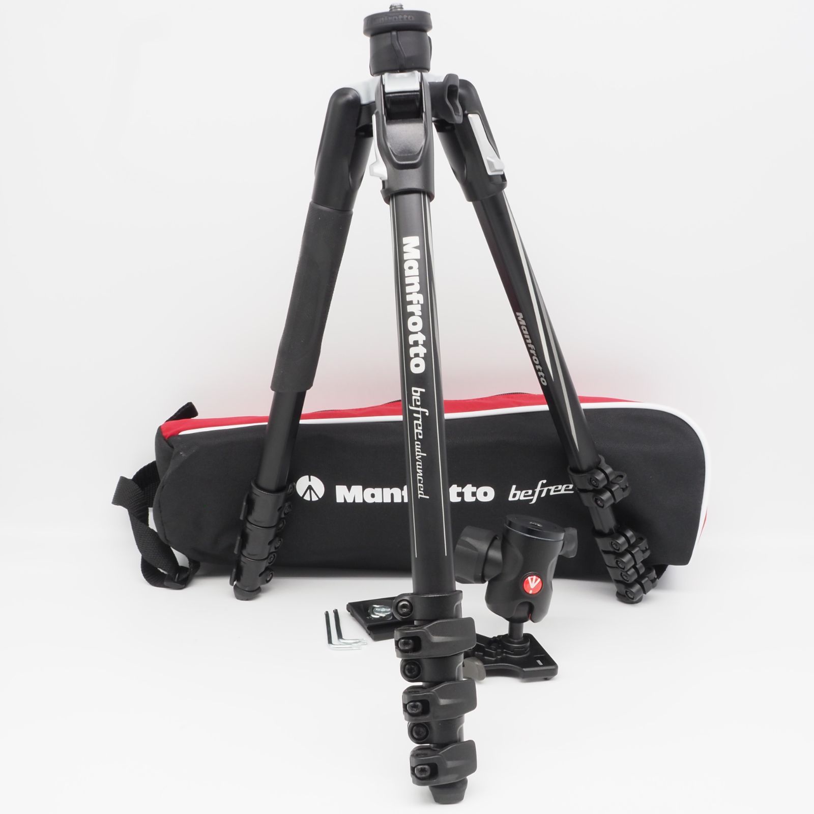 Manfrotto コンパクト三脚 Befree アルミ 4段 ボール雲台キット MKBFRA4-BH