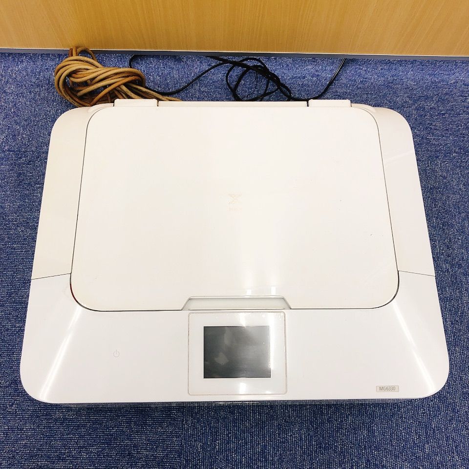 通電確認済・ジャンク品】Canon PIXUS MG6330 ホワイト【電化