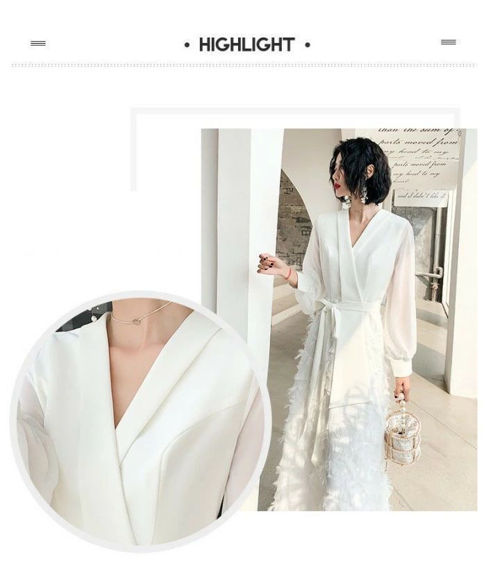 白 ロングドレス