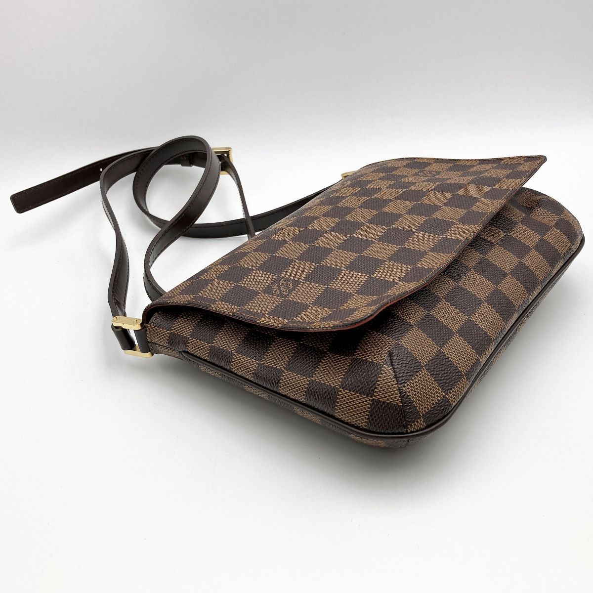 美品 LOUIS VUITTON ルイ・ヴィトン ダミエ ミュゼット・タンゴ ロング