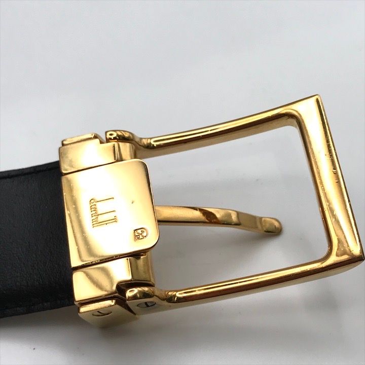 希少 dunhill ダンヒル レザーベルト シャイニークロコ 型押し ゴールド 希少 dunhill ダンヒル レザーベルト シャイニークロコ 型押し