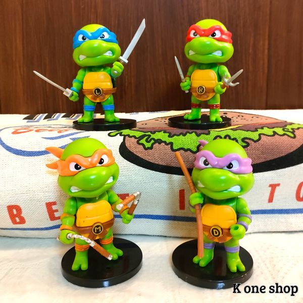 TMNT フィギュアセット（ミケランジェロ・ラファエロ・ドナテロ