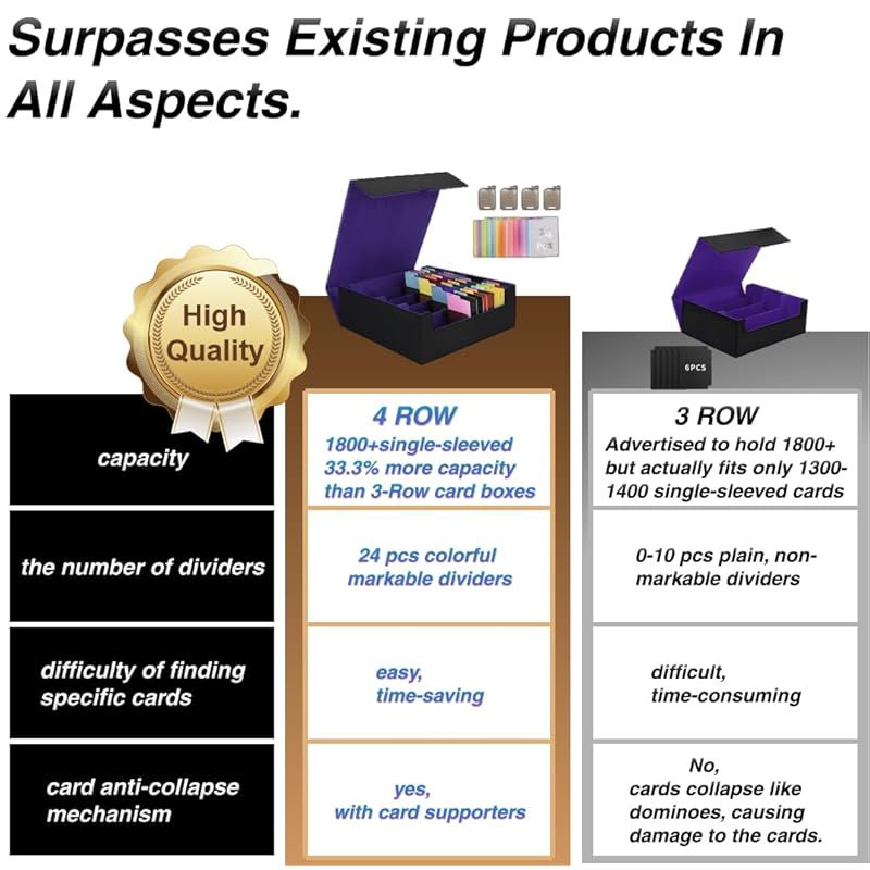 デッキケース トレカケース カードストレージボックス カードケース