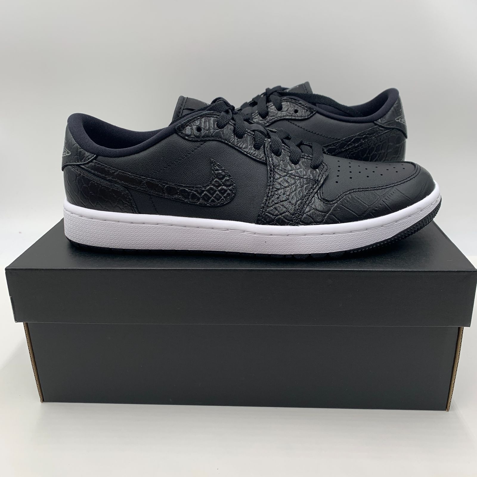 NIKE - 即納 28.5㎝ ナイキ エアジョーダン1LOW GOLF ブラッククロコダイル 即納 28.5㎝ ナイキ エアジョーダン1LOW GOLF ブラック