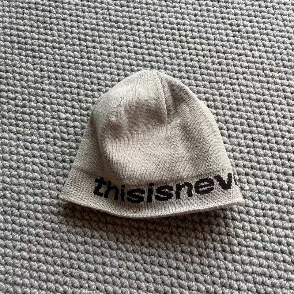 値下げ交渉⭕️ thisisneverthat ビーニー　ニット帽 さらに100円引き◇thisisneverthat◇SP-Logo No Cuff Beanie