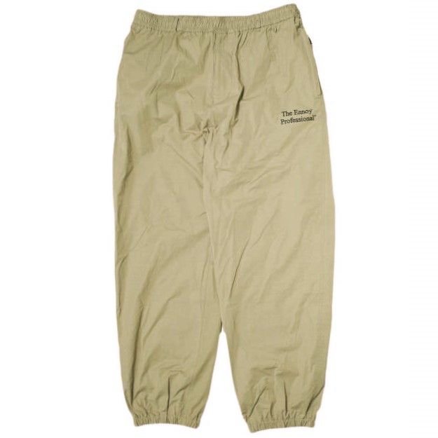 THE ENNOY PROFESSIONAL ザ エンノイ プロフェッショナル 24AW CPN Track Pants シャカテック トラックパンツ AW24BRENPT04LP XL BEIGE シャカシャカ ナイロン イージーパンツ ボトムス