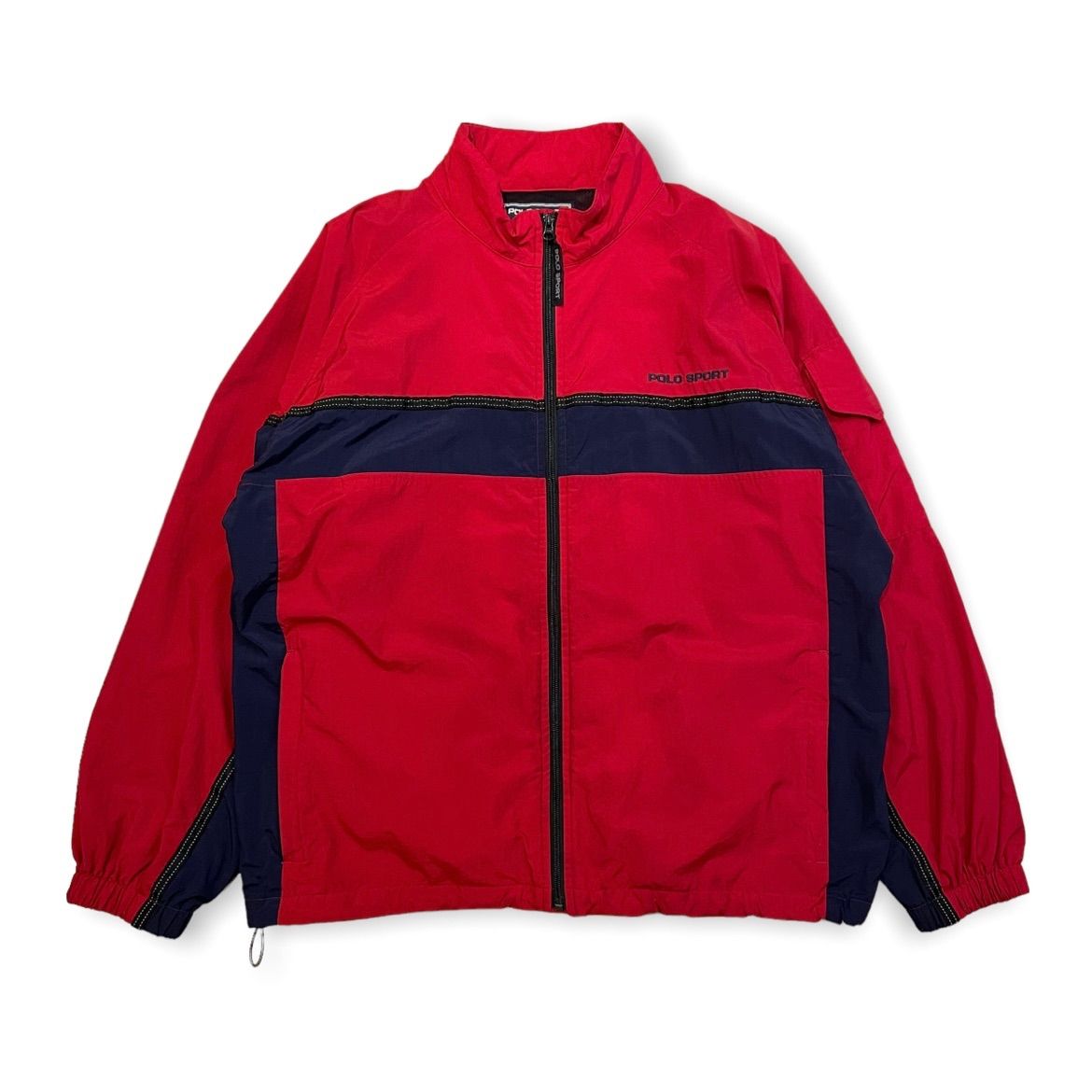 90's POLO SPORT XL レッド ナイロンジャケット 90s POLO SPORT ナイロンジャケット レッド XL - メルカリ
