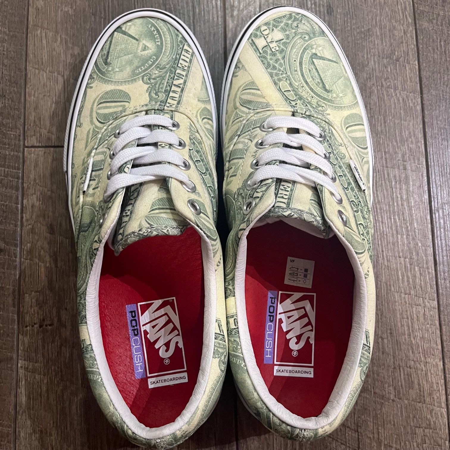 国内正規 SUPREME Vans 23SS Dollar Era Green ドル エラ スニーカー