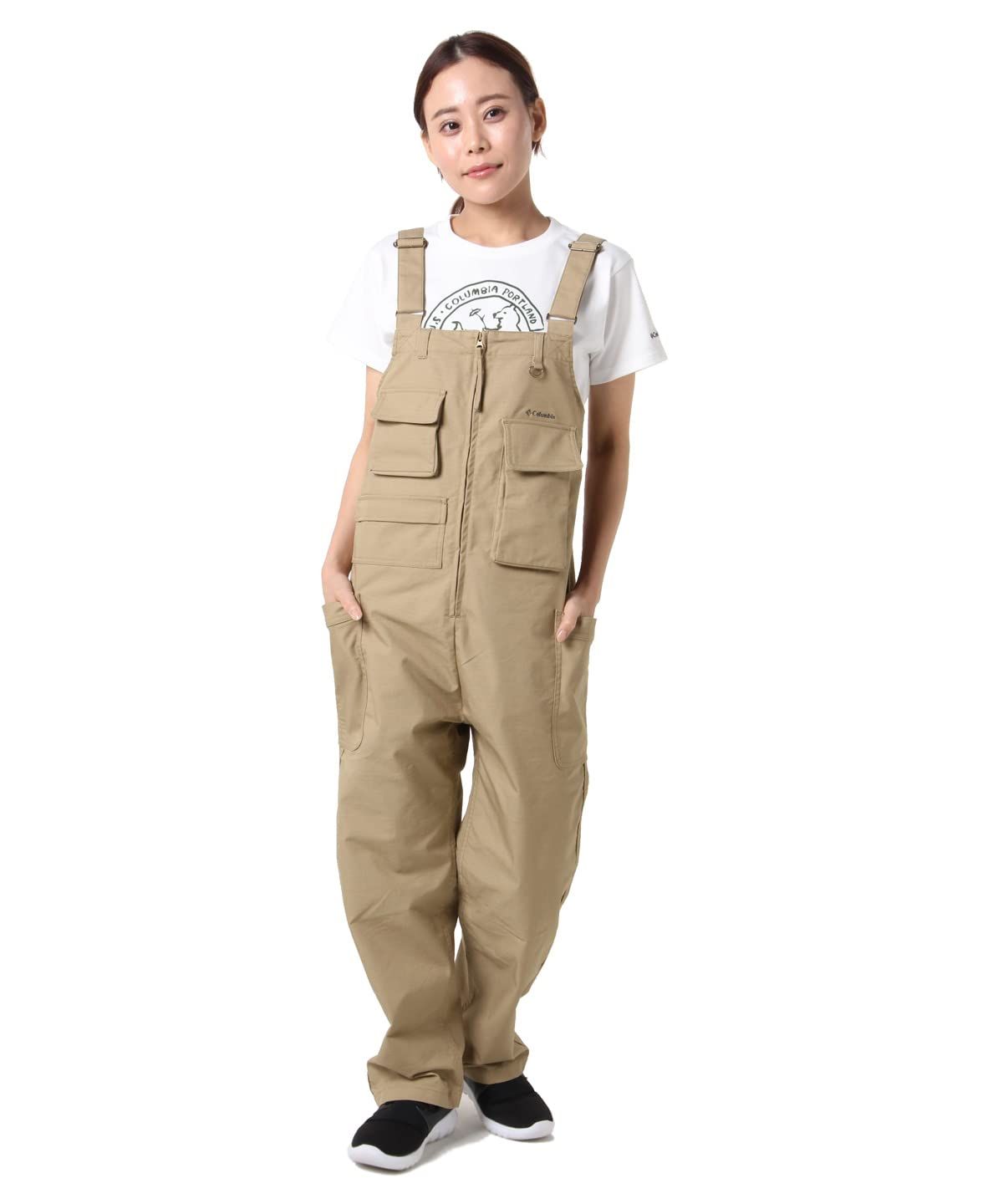 コロンビア レディース シカゴアベニューオーバーオール PL6248 214 ベージュ ロングパンツ Beach S