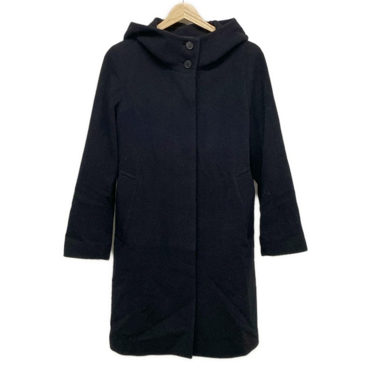 MACKINTOSH LONDON 黒 ロングコート サイズ38 MACKINTOSH LONDON(マッキントッシュロンドン) コート サイズ38