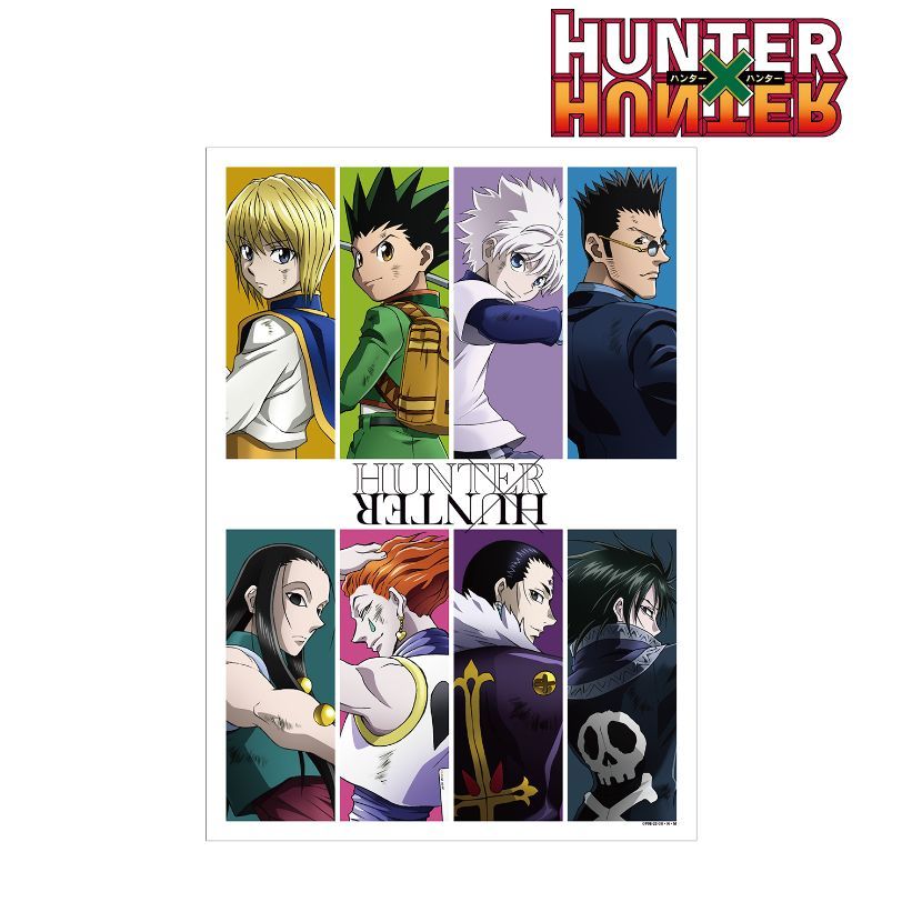 【新品/公式】HUNTER×HUNTER 描き下ろし 集合 戦う背中ver. A3マット加工ポスター  公式グッズ colleize