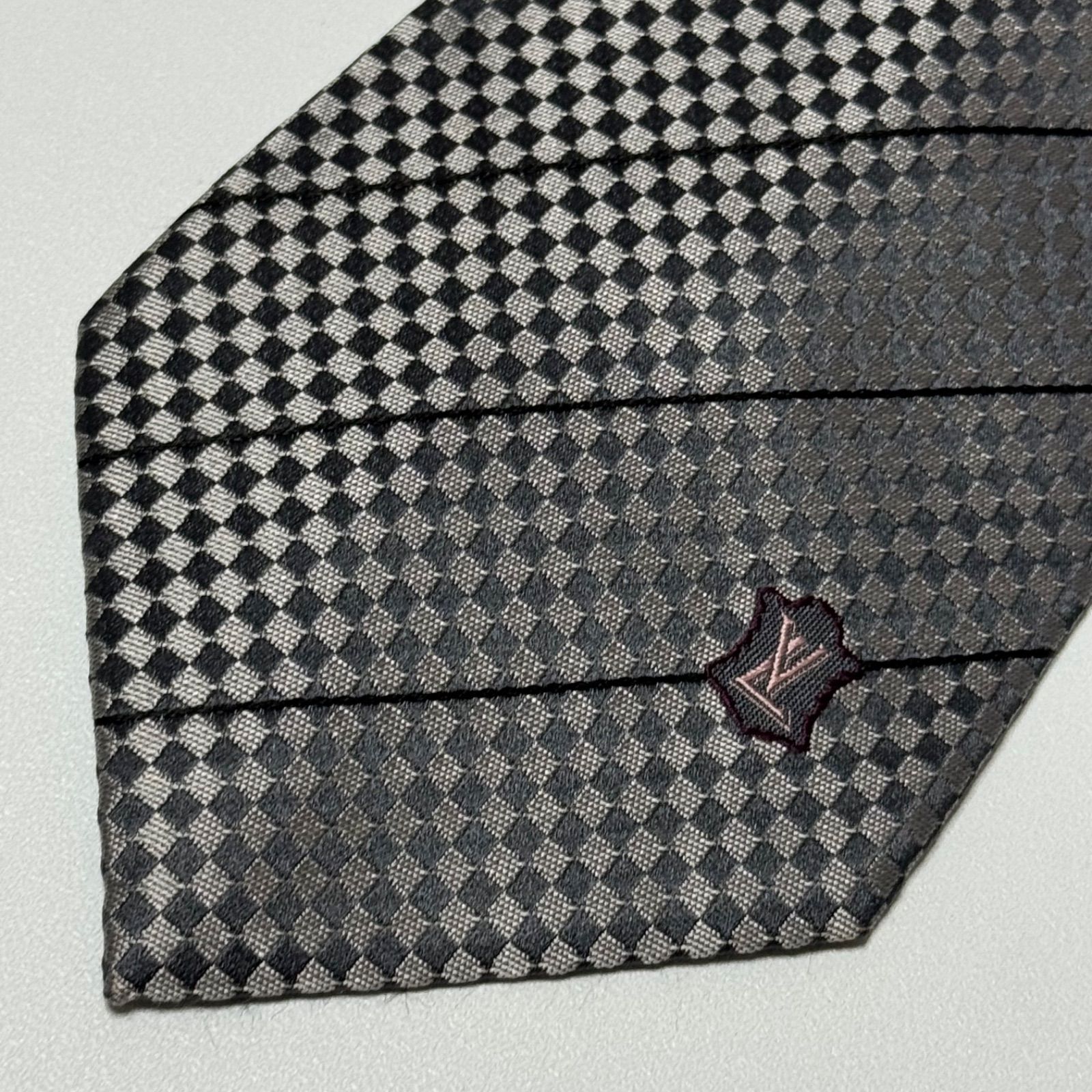 LOUIS VUITTON ルイヴィトン　ネクタイ　マイクロダミエ　ダミエ ネクタイ・マイクロダミエ 8CM S00｜ルイ・ヴィトン 公式サイト