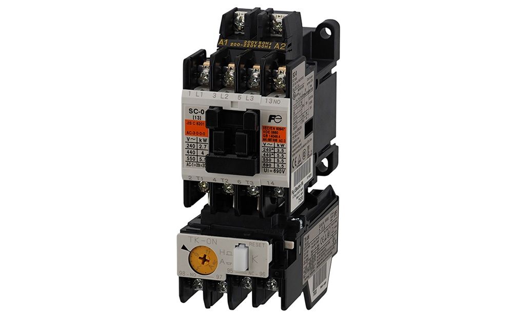 電磁開閉器 200V-220V 4-6A 1a 1NO SW-0