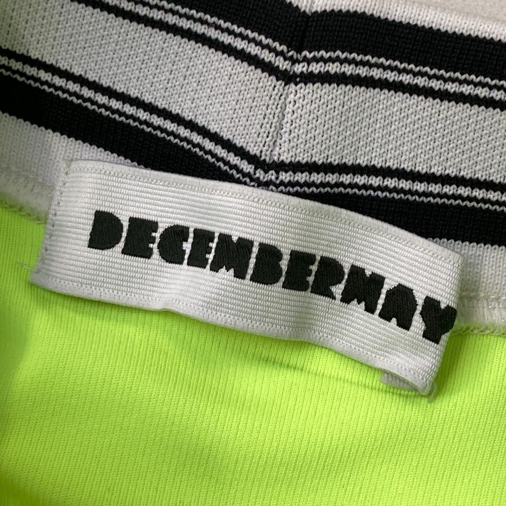 サイズ：S DECEMBERMAY ディセンバーメイ  ハイネック 半袖Tシャツ  グリーン系 [240101448509] ゴルフウェア レディース ストスト サイズ：S DECEMBERMAY ディセンバーメイ ハイネック 半袖T
