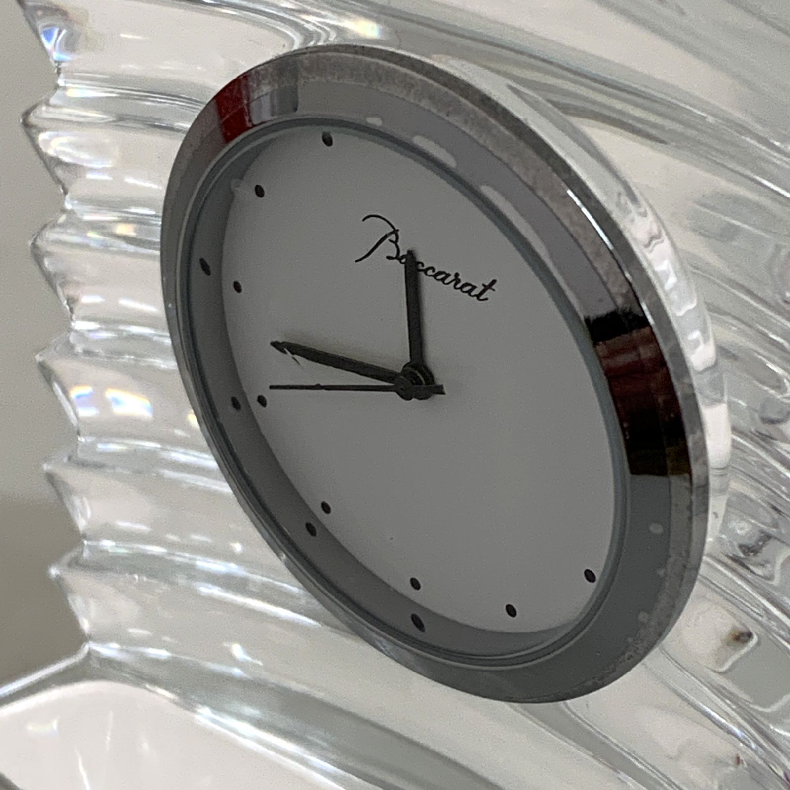 Baccarat クリスタル 置時計 不動品 【公式通販】