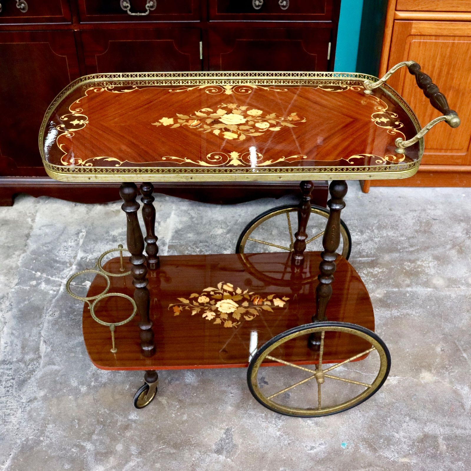 アンティーク 配膳ワゴン