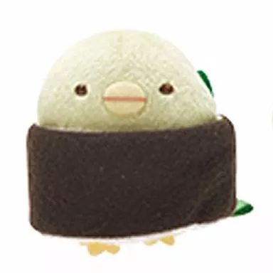 中古】ぬいぐるみ ぺんぎん?まき てのりぬいぐるみ おすしの会テーマ 