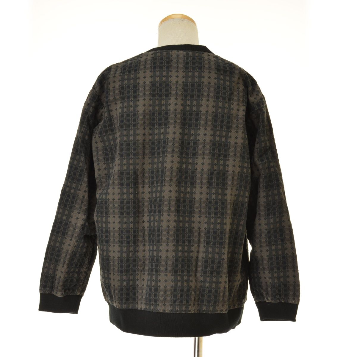 KUON】20AW 2002-SH0107 Pullover Shirt 刺し子織プルオーバーシャツ