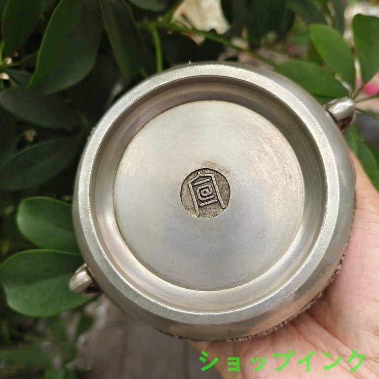 大象耳双龍戯珠香炉 茶道香炉 工芸品 美術品 置物 - メルカリ