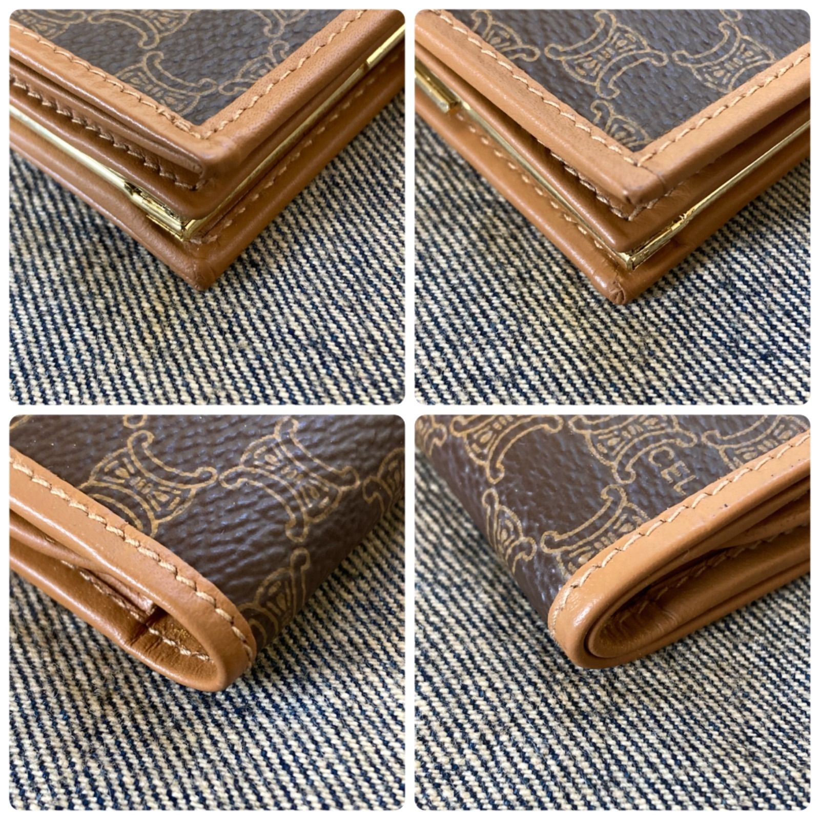 新品未使用CELINE オールドセリーヌ 折り財布 トリオンフ マカダム　希少 楽天市場】【中古】 CELINE (セリーヌ) M16 1 マカダム柄 財布