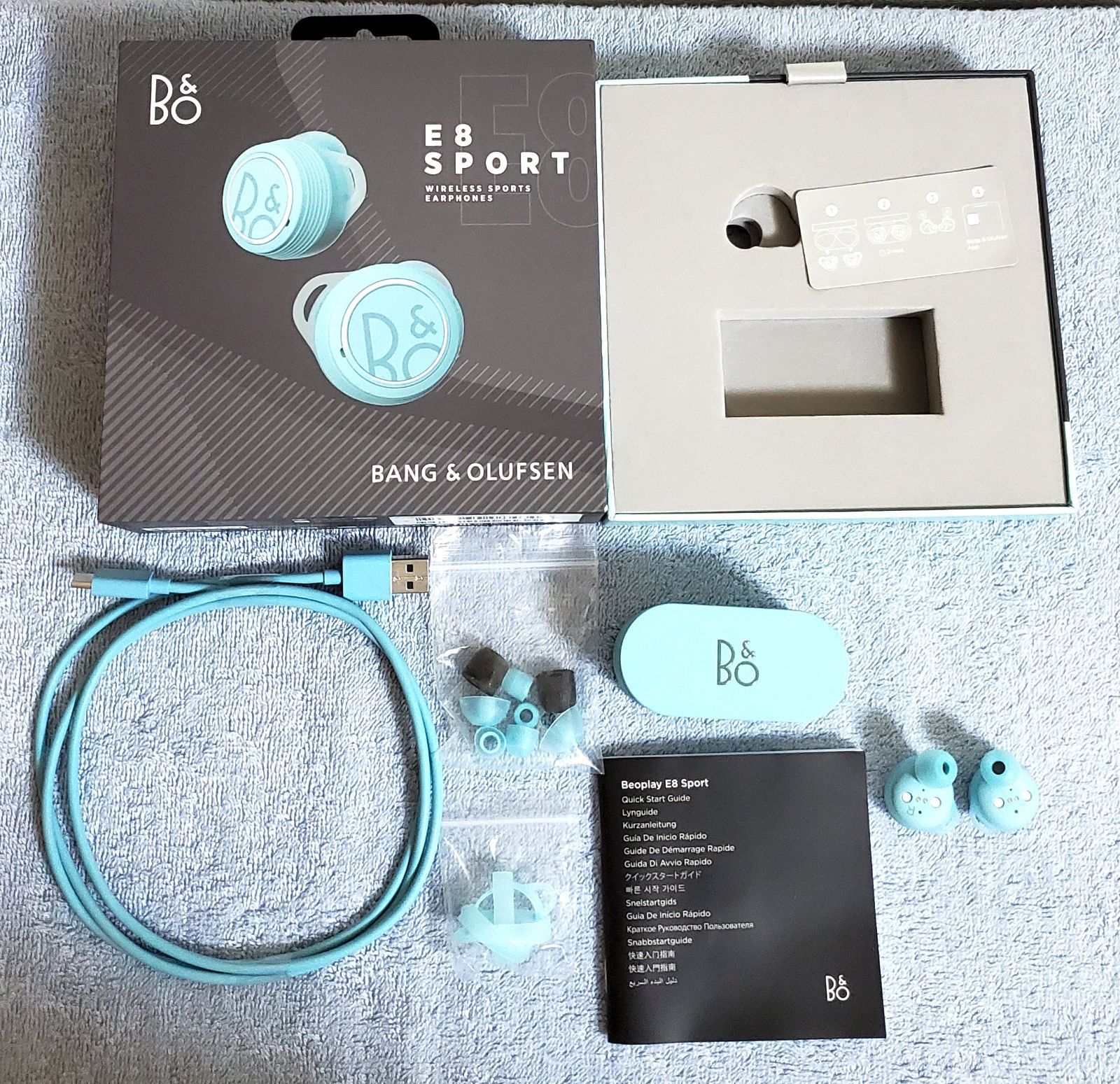 ジャンク品】Bang&Olufsen Beoplay E8 Sport Oxygen Blue ジャンク品】Bang&Olufsen Beoplay E8 Sport Oxygen Blue