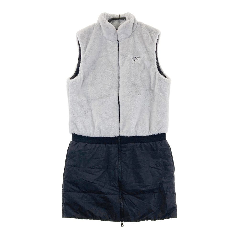 サイズ L BEAMS GOLF ビームスゴルフ ボア切替 中綿 ワンピース グレー系 240101453587 ゴルフウェア レディース ストスト