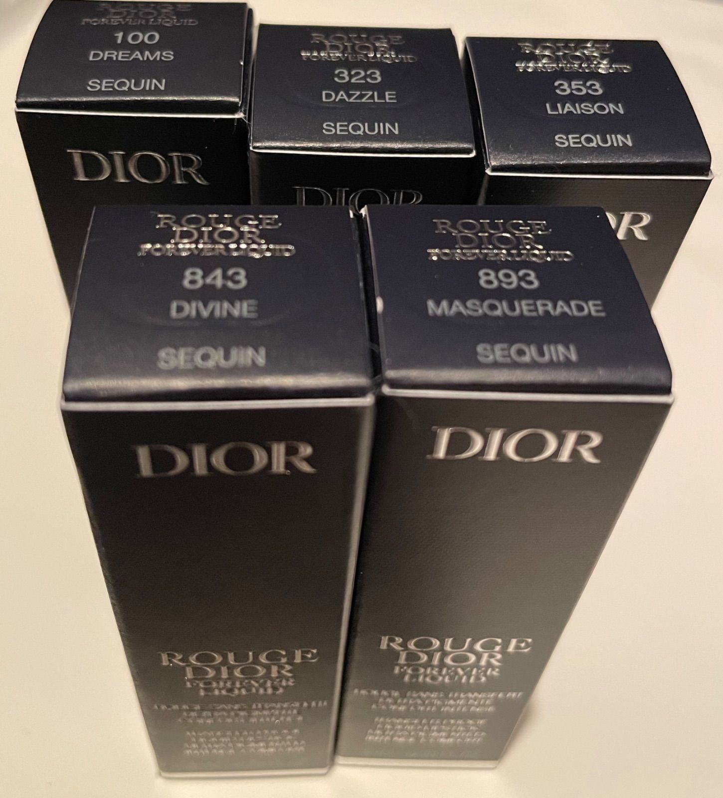 【新品未使用】Dior 2024X'mas限定　フォーエバーリキッドシークイン DIOR ルージュ ディオール フォーエヴァー リキッド シークイン
