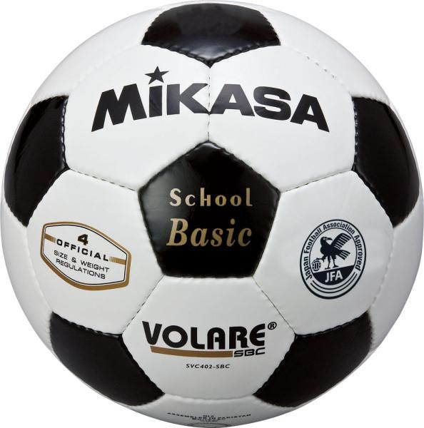 【新品・5営業日で発送】ミカサ (MIKASA) サッカー 4ゴウ ケンテイキュウ シロ／クロ SVC402SBC