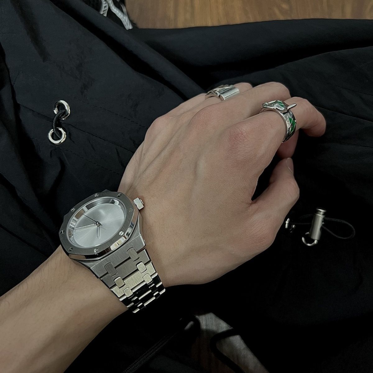 時計 Time less steel watch ap y2k mode style Amazon.co.jp: Time less steel watch ap y2k mode style