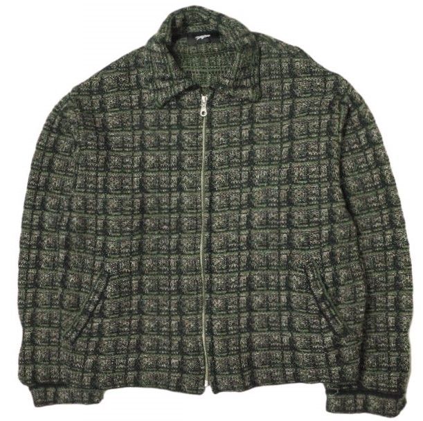 MYNE マイン 23SS 日本製 Tweed Knitted Drizzler Jacket ツイード