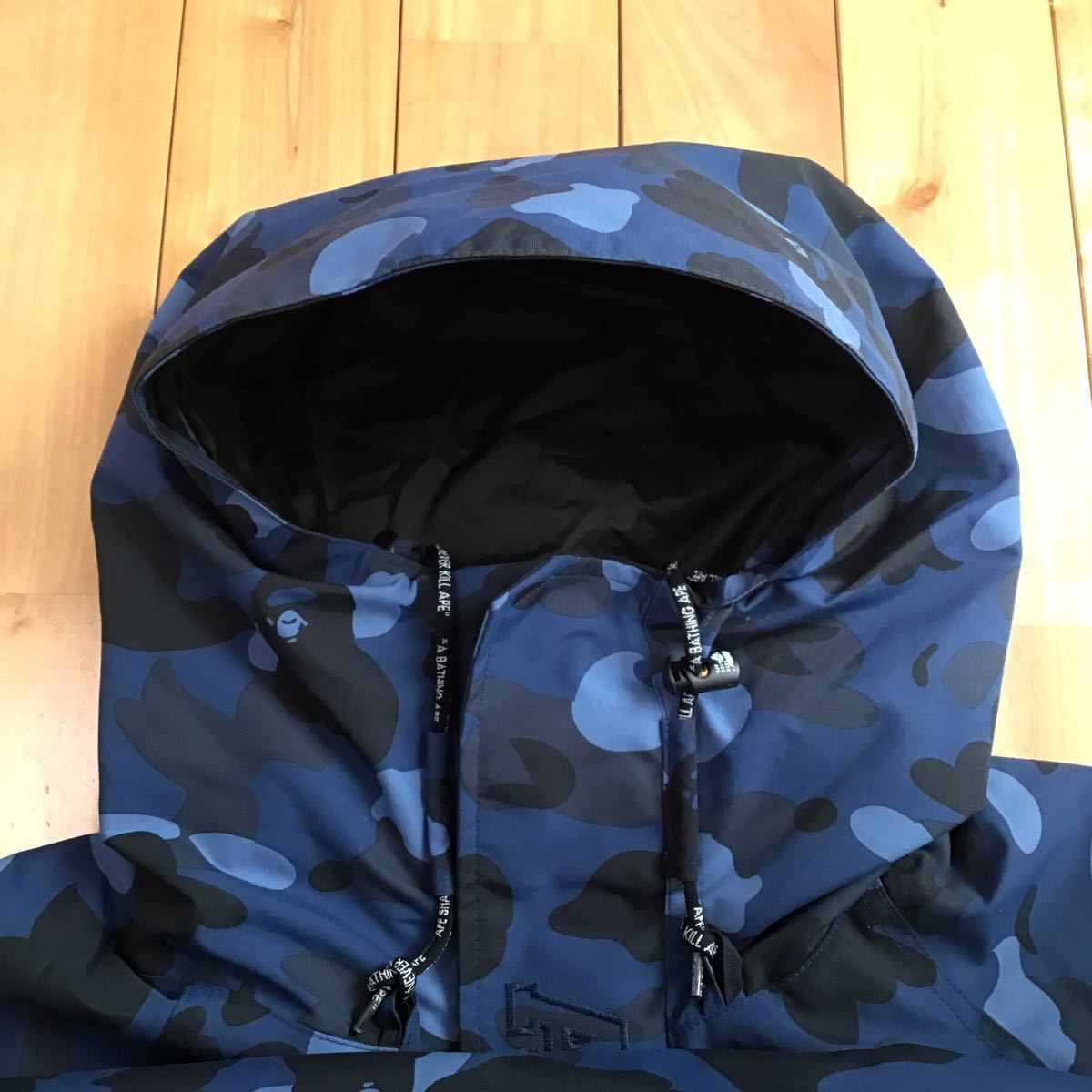 Blue camo スノボジャケット Mサイズ a bathing ape BAPE hoodie 