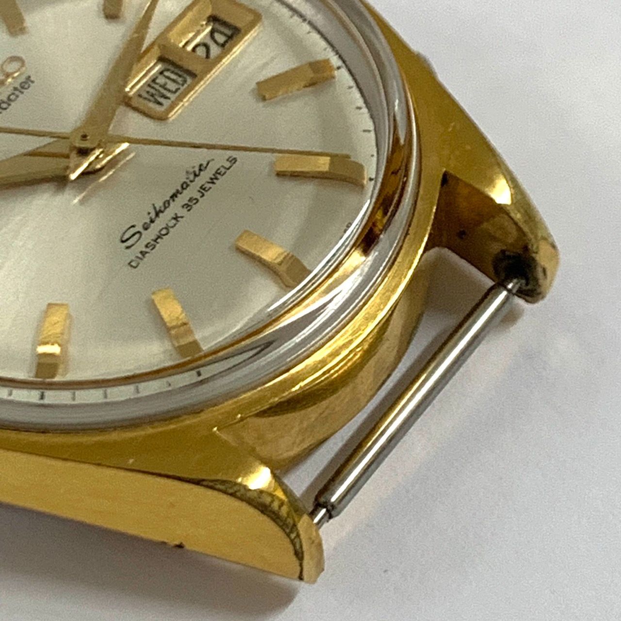 セイコーマチック 35石 6218-8950 ゴールド オーバーホール済 