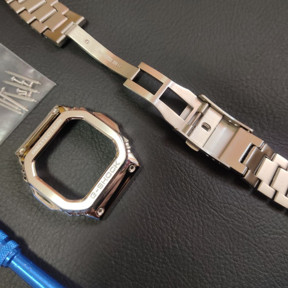 G-SHOCK 5600シリーズ用 メタルカスタム ベゼル＆バンドセット DW
