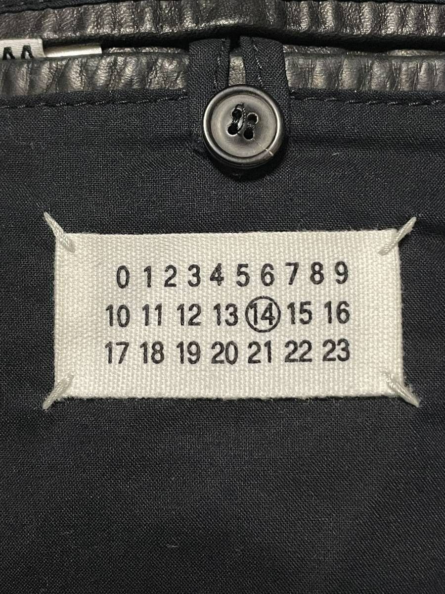 マルタン マルジェラ ハの字ライダース 11ss 馬革 44 5zip マルタン マルジェラ ハの字ライダース 11ss 馬革 44 5zip