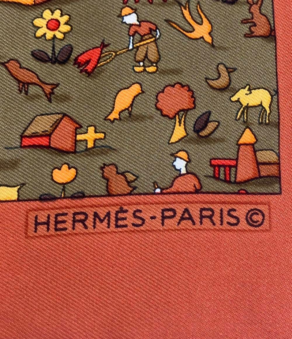 美品 エルメス スカーフ シルク100% カレ45 レディース HERMES - メルカリ 
