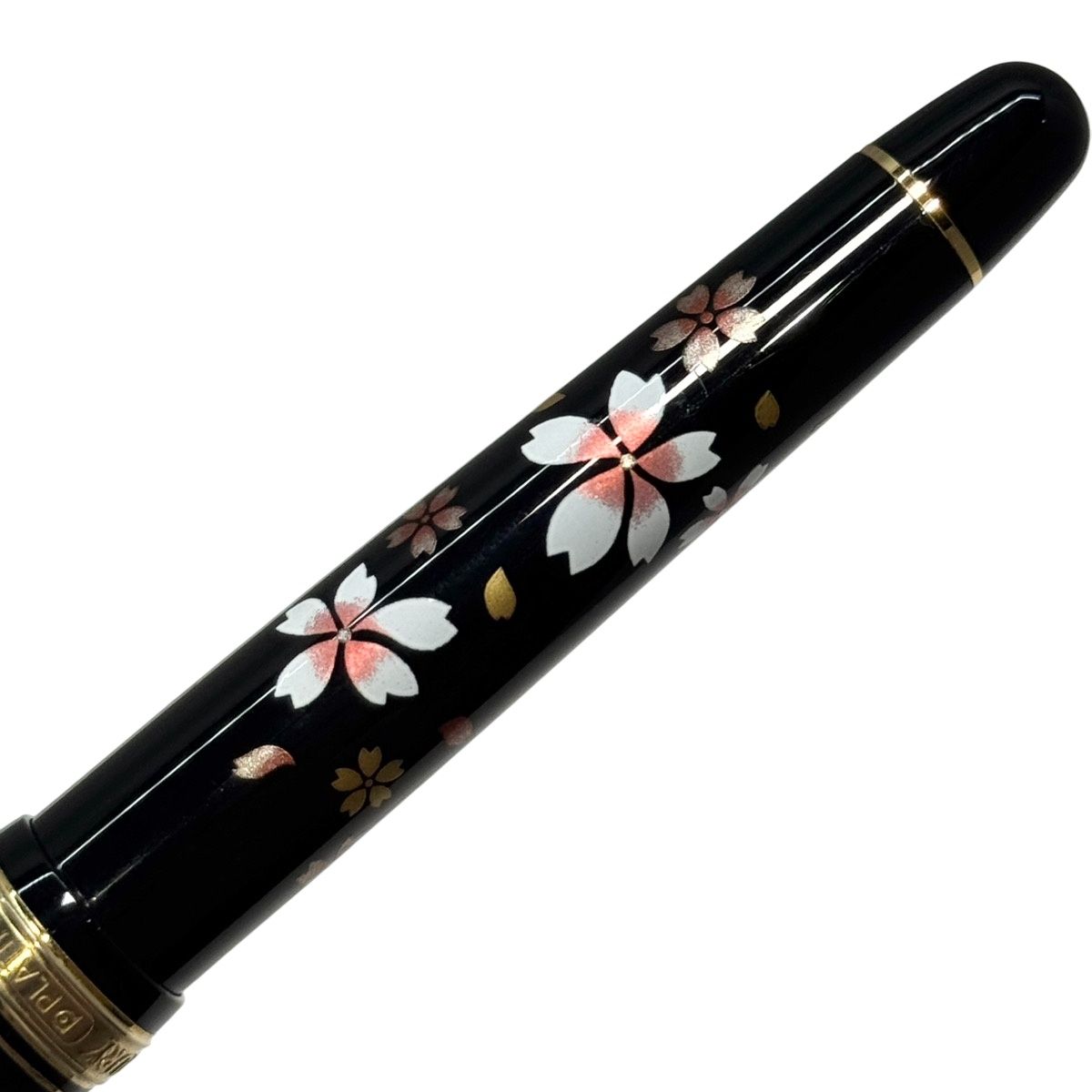 PLATINUM プラチナ 万年筆 ペン先14K 桜 ＃3776 蒔絵 センチュリー