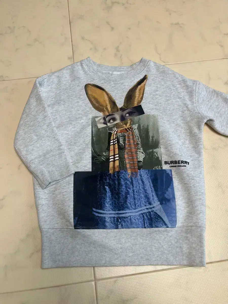 Burberry Kids(バーバリーキッズ) スウェットシャツドレス グレー 4y