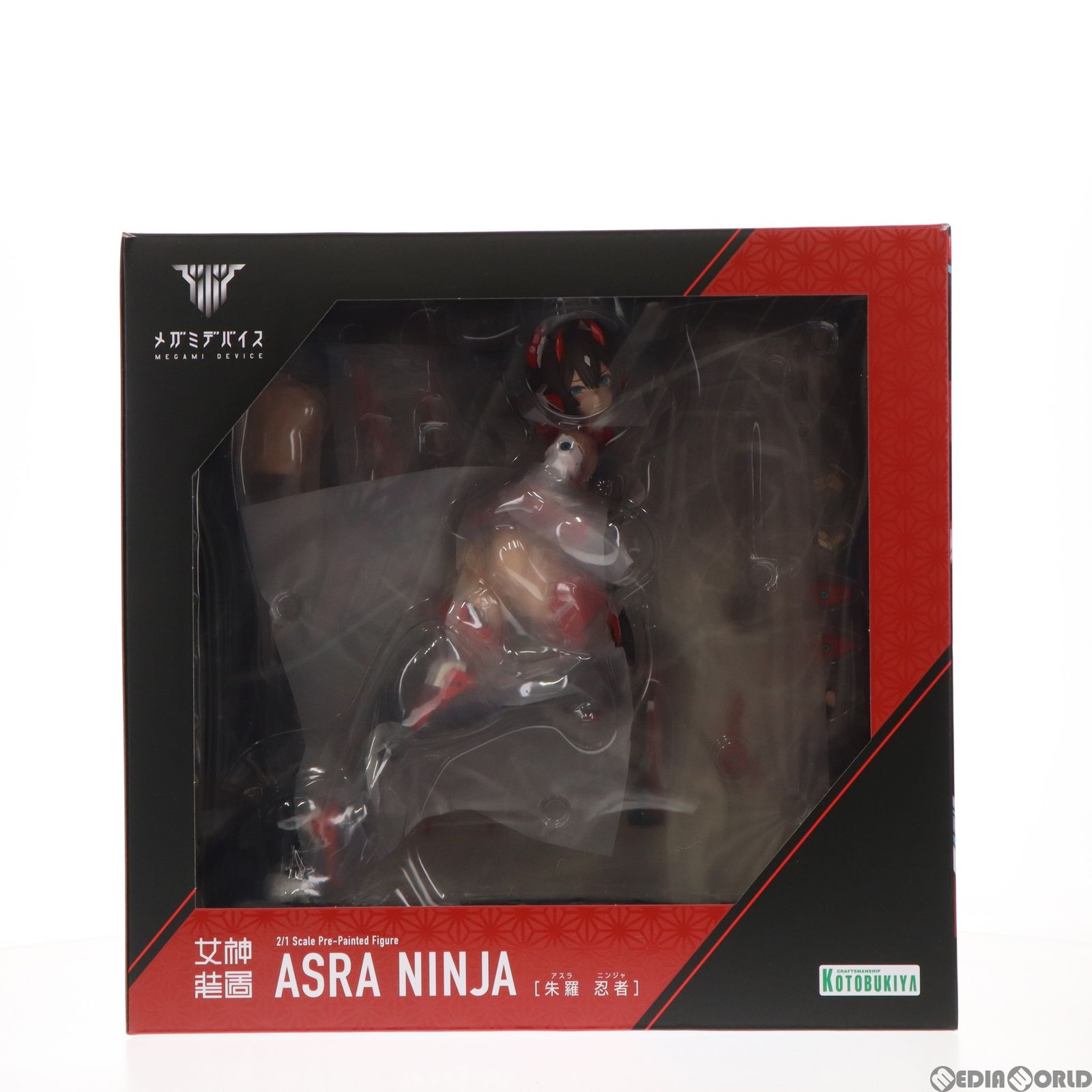 メガミデバイス朱羅忍者2/1スケール塗装済み完成品フィギュアPP956 Amazon | メガミデバイス 朱羅 忍者 2/1スケール PVC製 塗装済み