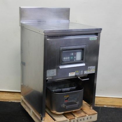 2009年製 タニコー 電気 1槽 IH フライヤー TIFL-55N 23L W55D60H80 15 cm 3相200V 7kw 代引不可