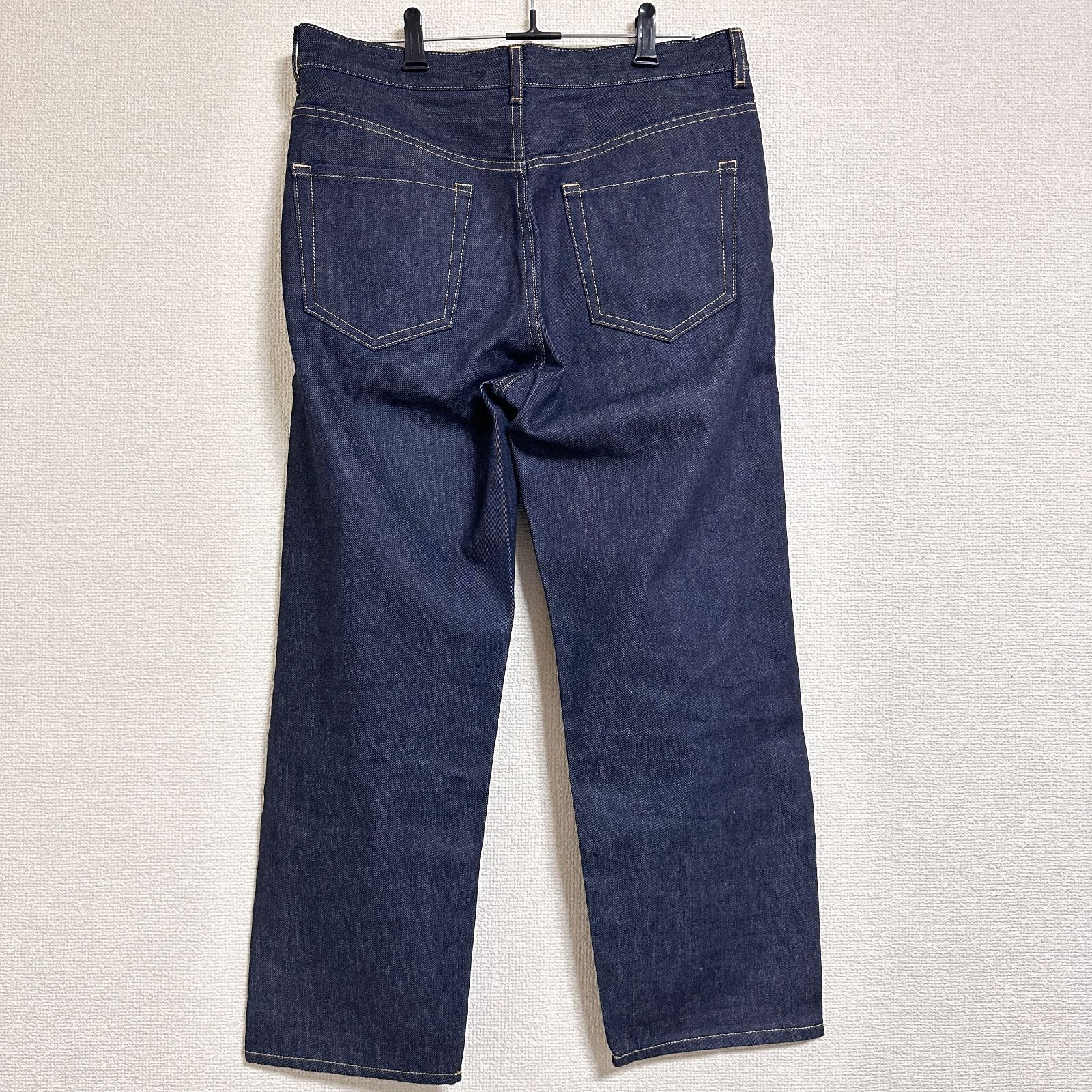 美品 Deuxieme Classe 15AW 日本製 クロップドリジッドデニムパンツ 