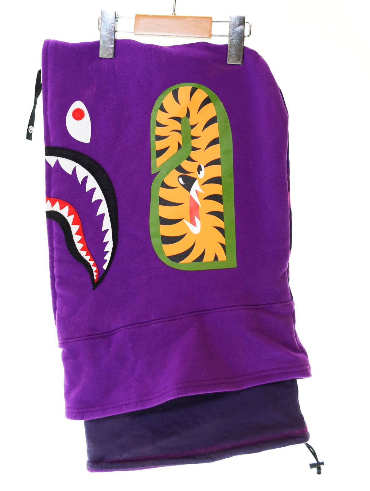エイプ A BATHING APE シャークパーカー マスク ネック