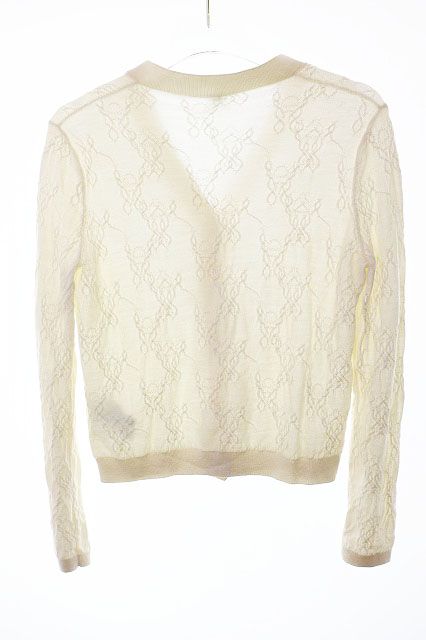 エルメス HERMES 18SS カシミヤ カーディガン SIZE34 86-7714 イタリア製 シルク ニット アイボリー ☆AA★●250729 レディース エルメス HERMES 18SS カシミヤ カーディガン SIZE34 86-7714