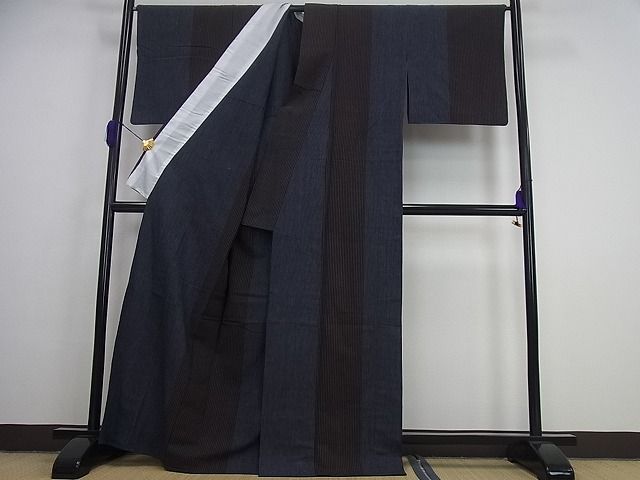 平和屋1□極上 綿薩摩 木綿 縞 逸品3s3920 - 平和屋 - メルカリ